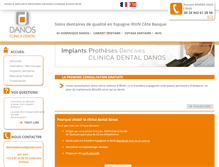 Tablet Screenshot of dentaldanos.com